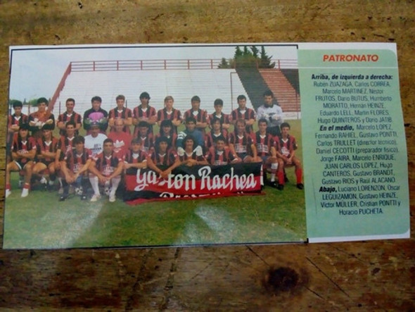 Recorte Patronato Paraná Equipo 1994-95 0 Recorte Patronato Paraná Equipo 1994-95 0