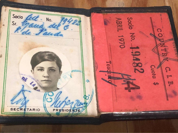 Antiguo Carnet De Socio - Cib 1 Antiguo Carnet De Socio - Cib 1