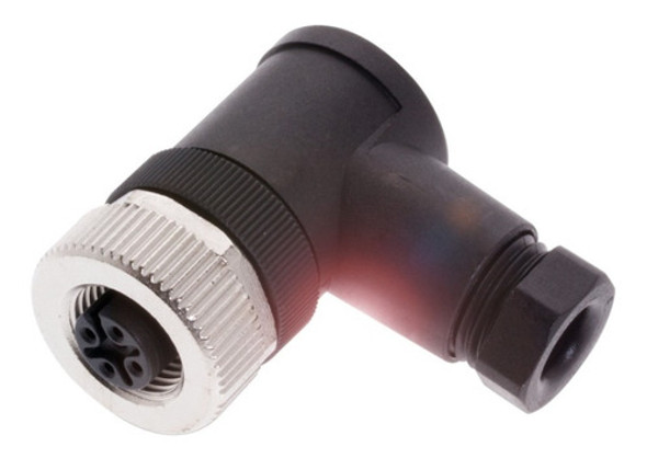 Conector M12 Acodado Plástico Hembra 5 Polos Bcc06zh Balluff 0
