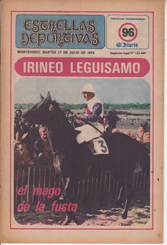 Turf Jockey Irineo Leguisamo Fasciculo 1979 El Diario 0