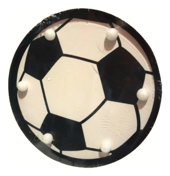 Veladora Luz Calida Pelota De Fútbol 17cm Ltf Shop 0
