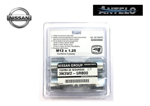 Tuercas De Seguridad Originales Nissan Frontier X Terra 1