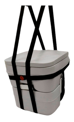 Inodoro De Camping De 20l + Arnés Para Transporte ª 0