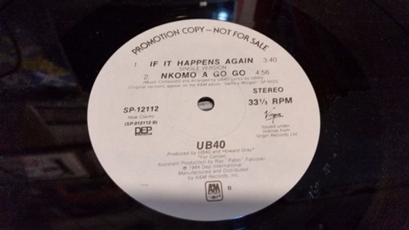 Ub40 If It Happens Again Vinilo Maxi Usa Promo 1984 1