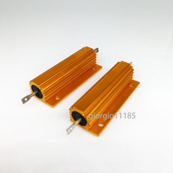 Estados Unidos Stock 2 X 2,5 Ohmios 2r5 100w Vatios Aluminio 0 Estados Unidos Stock 2 X 2,5 Ohmios 2r5 100w Vatios Aluminio 0