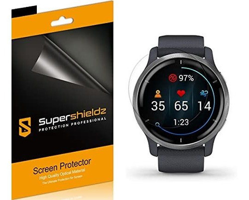 3 Films Para Reloj Garmin Venu 2 / Venu 2 Plus Supershieldz 0