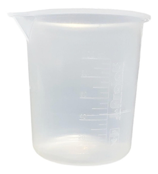 10 Copo Medidor Becker Em Polipropileno 100ml - Alto Relevo 0 10 Copo Medidor Becker Em Polipropileno 100ml - Alto Relevo 0
