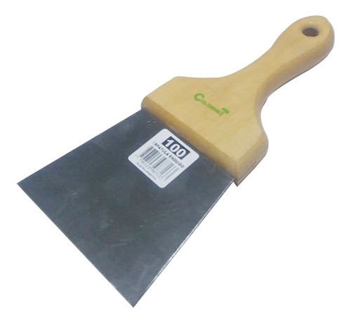 Espatula Mango Madera Colormet Nro 10 Pintor Profesional 0