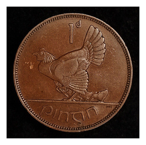 Irlanda 1 Penny 1933 Mb Km 3 Arpa 1