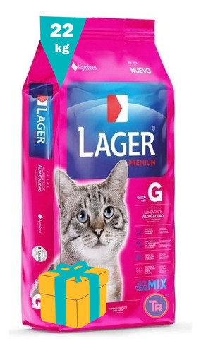 Lager Gato Adulto 22kg C/salsa Paté + Envío S/cargo * 0