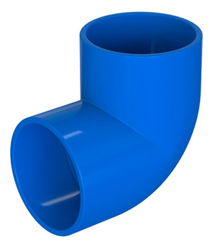 10 Unidades Joelho 90° Soldável Irrigação 50mm Azul Durín 0
