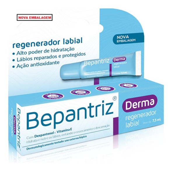 Bepantriz Derma Regenerador Labial 7,5ml = Bepantol 0