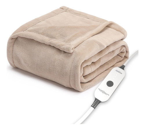 Cobertor Elétrico Sunbeam Royal Luxe Microplush Heated Throw 0