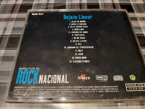 Man Ray - Déjate Llevar - Cd Original Impecable 1