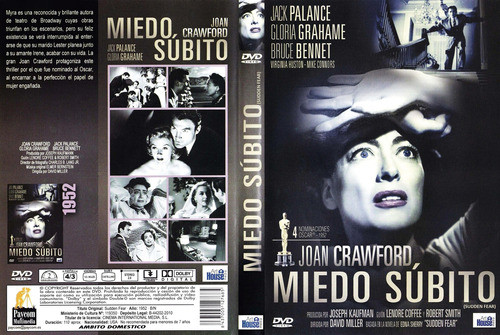 Miedo Súbito  - Joan Crawford - Jack Palance - Dvddvd 0