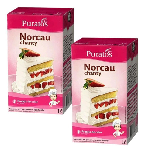 Kit 12 Chantilly Norcau Trad 1l 1