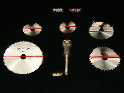 ¿1 Set 6 En 1? Sierras De Chip De Corte De 3,2 Mm Mini Acero 1
