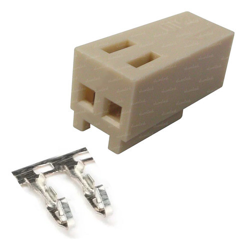 20 Conectores Hembra .1 2.54mm 2 Vias Kf2510 Con Terminales 0