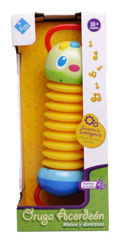Oruga Acordeon Musical El Duende Azul Art 6995 Loonytoys 0
