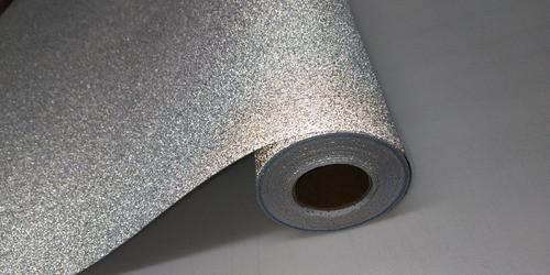 Papel Contact 80602 Glitters Plata Autoadhesivo 0,45 X 10mts 0