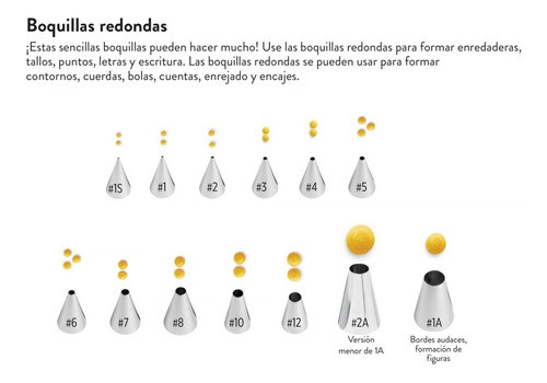 Pico Especial Redondo 301 Wilton Picos Reposteria Titanweb 1