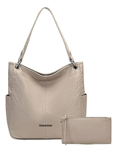 Montana West Bolso Hobo De Cuero Lavado A La 0