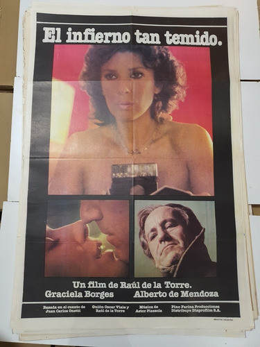 Afiche De Cine Original El Infierno Tan Temido-1763 0