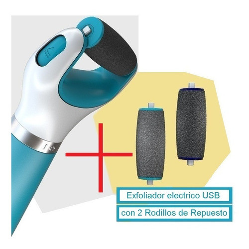 Exfoliante Pédico Pulidor Talon Pies Durezas Lima C/ Repuest 1