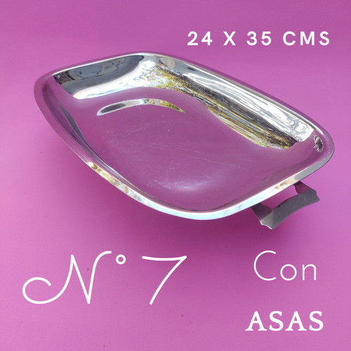 8 Fuentes De Acero Inoxidable.excelente Estado. 0