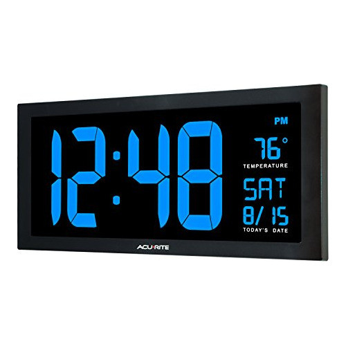 Reloj Led De Gran Tamaño Acurite 76100m Con Temperatura Inte 1