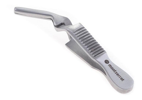 Bulldog De Bakey Curvo 4 Cm Aço Cirúrgico Montserrat 0