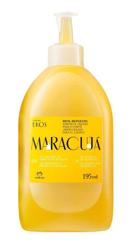 Pepuesto Jabon Liquido En Gel Corporal Ekos Maracuya Natura 0