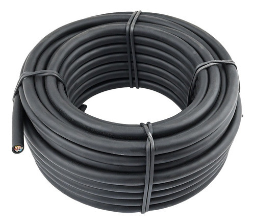 Cable Instalacion 7x1 Negro 20 Rollo De 20 Metros 0