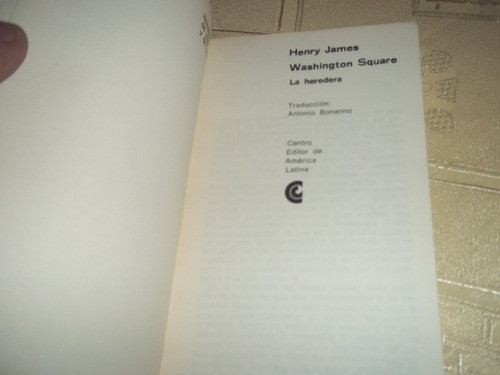 La Heredera (washington Square) - Henry James - N° 33 1