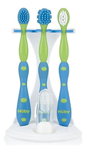 Sistema De Cuidado Bucal Nuby De 4 Etapas (los Colores Puede 0
