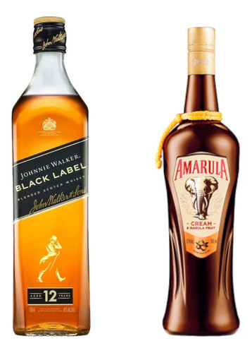 Combo Jw Black Label + Amarula 0
