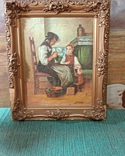 Óleo Sobre Tela Del Autor J.a. Speziale. Campestre 0
