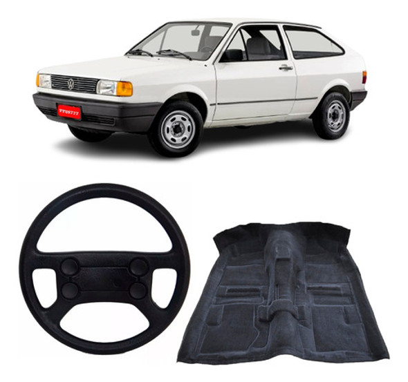 Kit Volante Completo & Carpete Moldado Gol 1990 1991 1992 93 0
