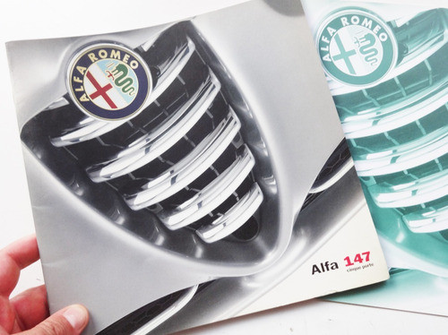Folleto Catalogo Alfa Romeo 147 No Manual Antiguo 2001 0
