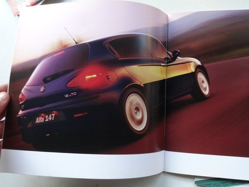 Folleto Catalogo Alfa Romeo 147 No Manual Antiguo 2001 1