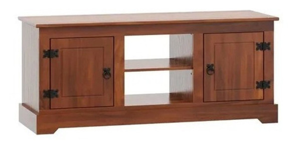 Rack De Madera Maciza 2 Puertas 2 Estantes Rustico,living 01 0