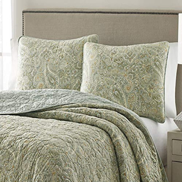 Juego De Colcha De Casa De Campo Emilia Algodón De Piedra 1