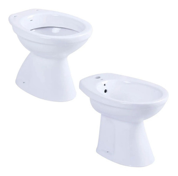 Inodoro Corto Con Bidet 1 Agujero Capea Italiana Blanco 0 Inodoro Corto Con Bidet 1 Agujero Capea Italiana Blanco 0