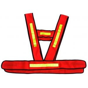 Chaleco Reflectivo Arnés Naranja Cinta 120g Crownman 0