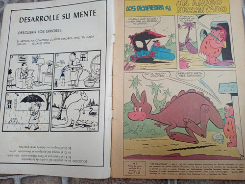 Picapiedra Año 1 - N-5 - 1971 Hanna Barbero Ed.lord Cochrone 1