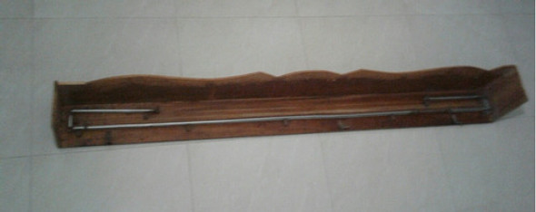 Cenefa Madera Cedro Con Guia Para Cortina O Cantonier 1