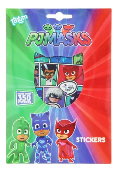 Totum Manualidades Pj Máscaras Pliego De Pegotines Trex 0