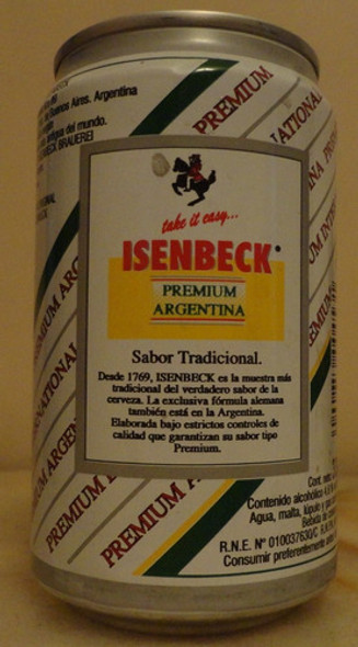 Lata Isenbeck 330ml Argentina De Los 90 Vacía 1