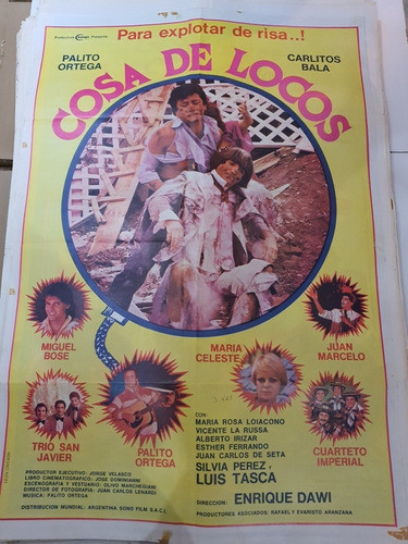 Afiche De Cine Original 1547-carlitos Bala' - Cosa De Locos 0