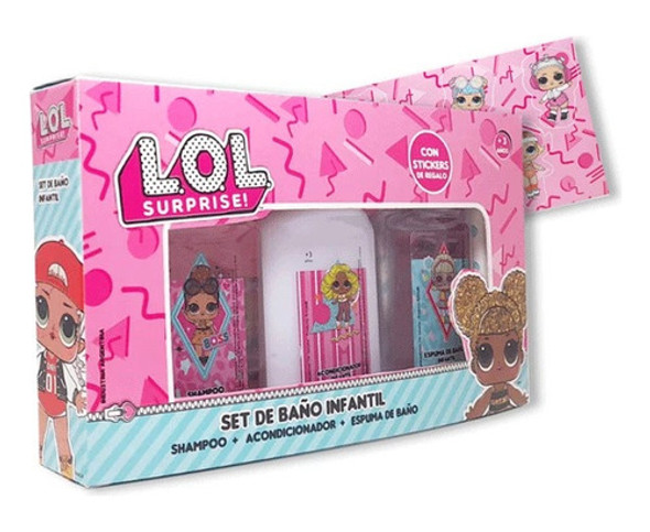 Set De Baño Infantil Lol Disney Shampoo Acondic Espuma 0 Set De Baño Infantil Lol Disney Shampoo Acondic Espuma 0